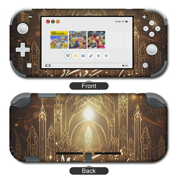 POBUDS Switch Skin | Sticker Wrap Vinyl Decal | Set Compatible with Nintendo Switch ( Switch Lite, Happy New Hijri Year Arabic)
