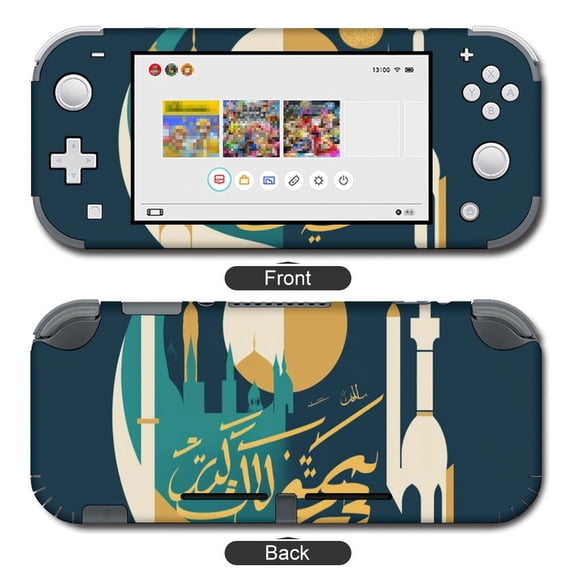 POBUDS Switch Skin | Sticker Wrap Vinyl Decal | Set Compatible with Nintendo Switch ( Switch Standard, Happy New Hijri Year Arabic)