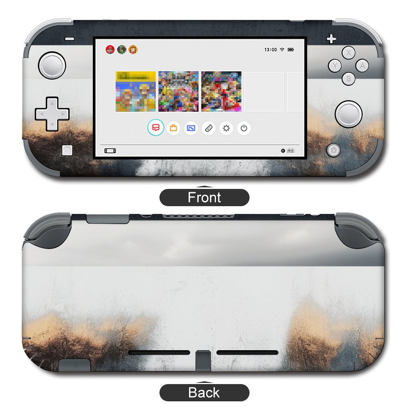 Switch Logo Sticker POBUDS Switch Skin | Sticker Wrap Vinyl Decal | Set Compatible with ...