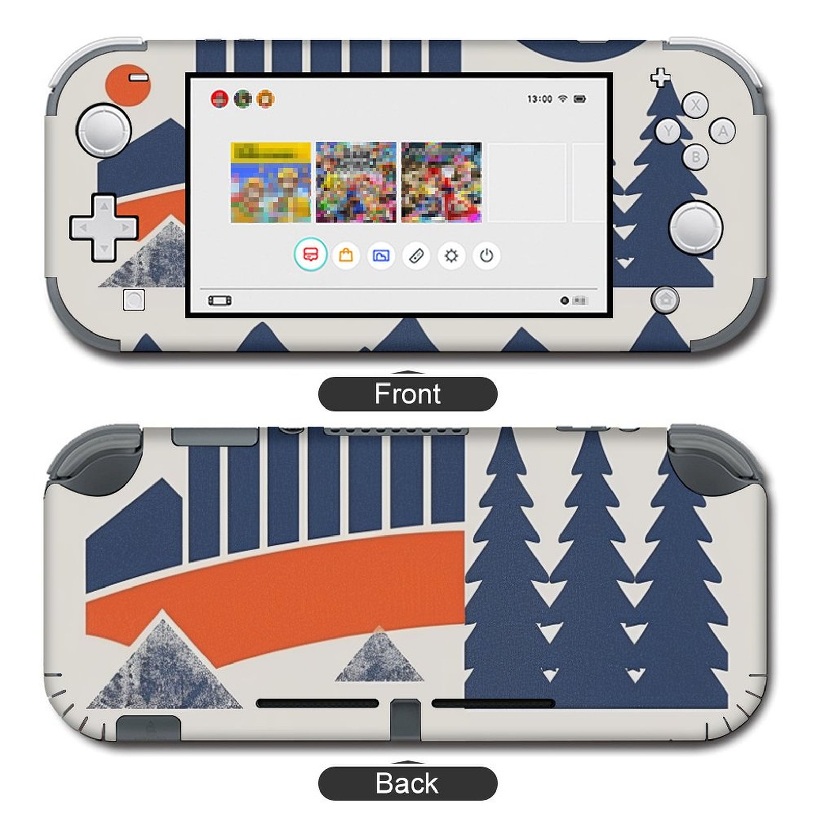 Switch Logo Sticker POBUDS Switch Skin | Sticker Wrap Vinyl Decal | Set Compatible with ...