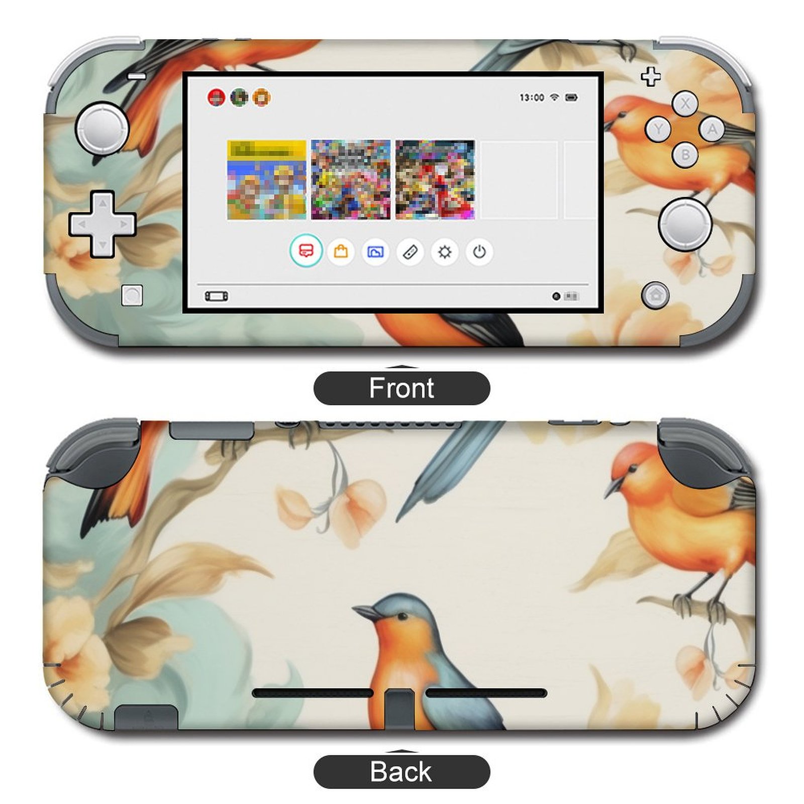 Switch Logo Sticker POBUDS Switch Skin | Sticker Wrap Vinyl Decal | Set Compatible with ...