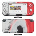 thumbnail image 1 of POBUDS Switch Skin | Sticker Wrap Vinyl Decal | Set Compatible with Nintendo Switch ( Switch OLED Model, Black Red Wave), 1 of 5