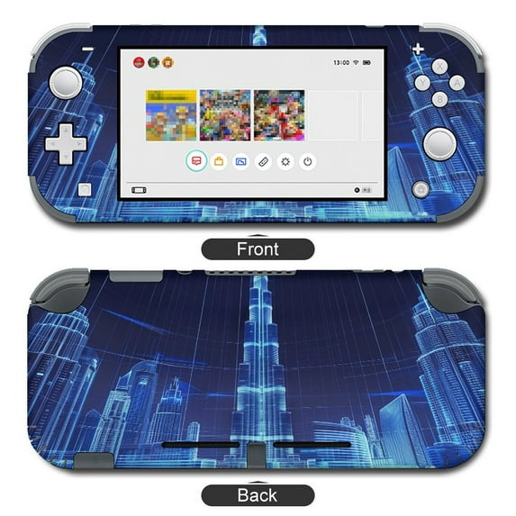 POBUDS Switch Skin | Sticker Wrap Vinyl Decal | Set Compatible with Nintendo Switch ( Switch OLED Model, Dubai Hologram)