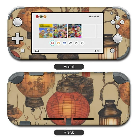 POBUDS Switch Skin | Sticker Wrap Vinyl Decal | Set Compatible with Nintendo Switch ( Switch OLED Model, Lantern Old-School)