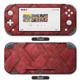 thumbnail image 1 of POBUDS Switch Skin | Sticker Wrap Vinyl Decal | Set Compatible with Nintendo Switch ( Switch OLED Model, Red Leather Pattern Mix), 1 of 5