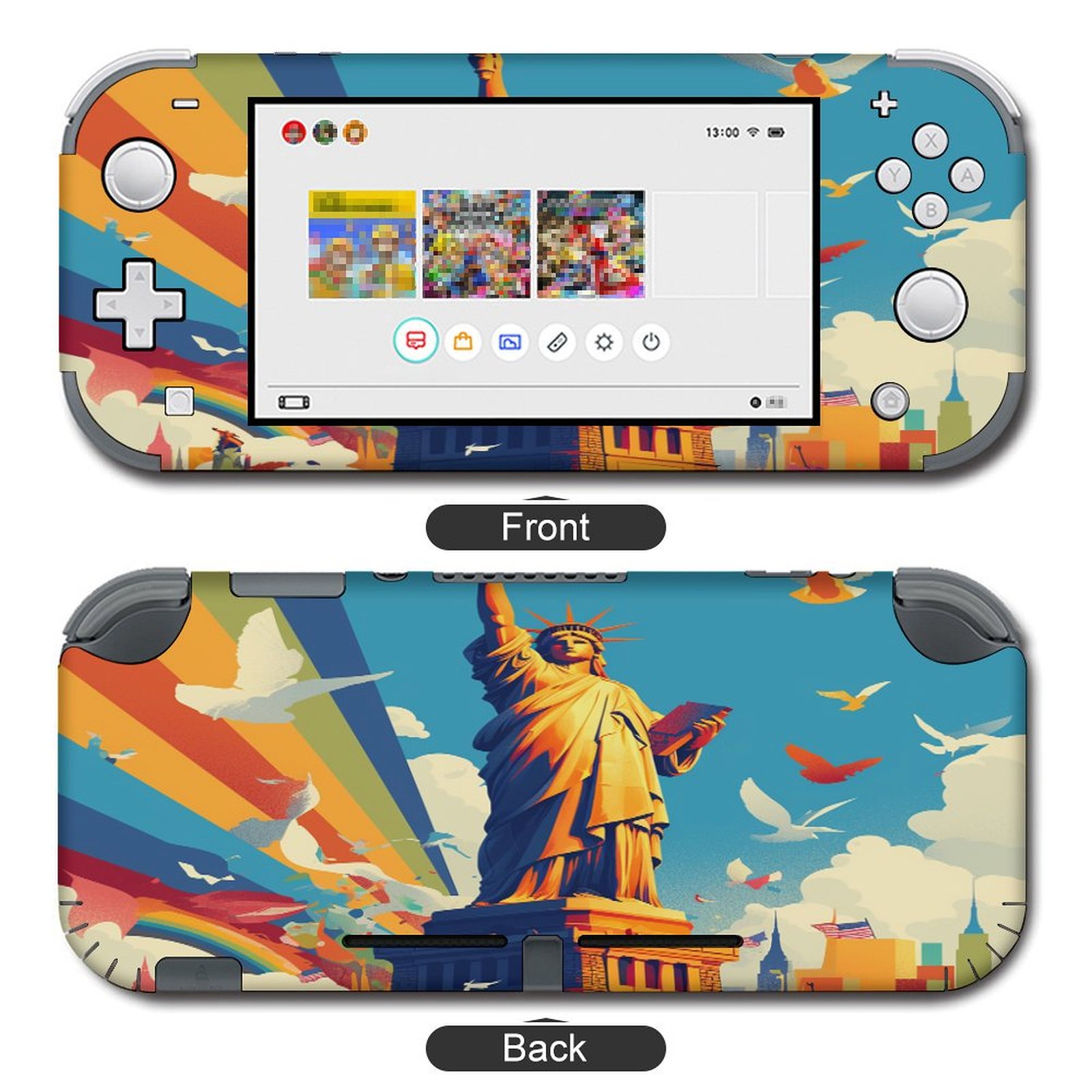 Switch Logo Sticker POBUDS Switch Skin | Sticker Wrap Vinyl Decal | Set Compatible with ...