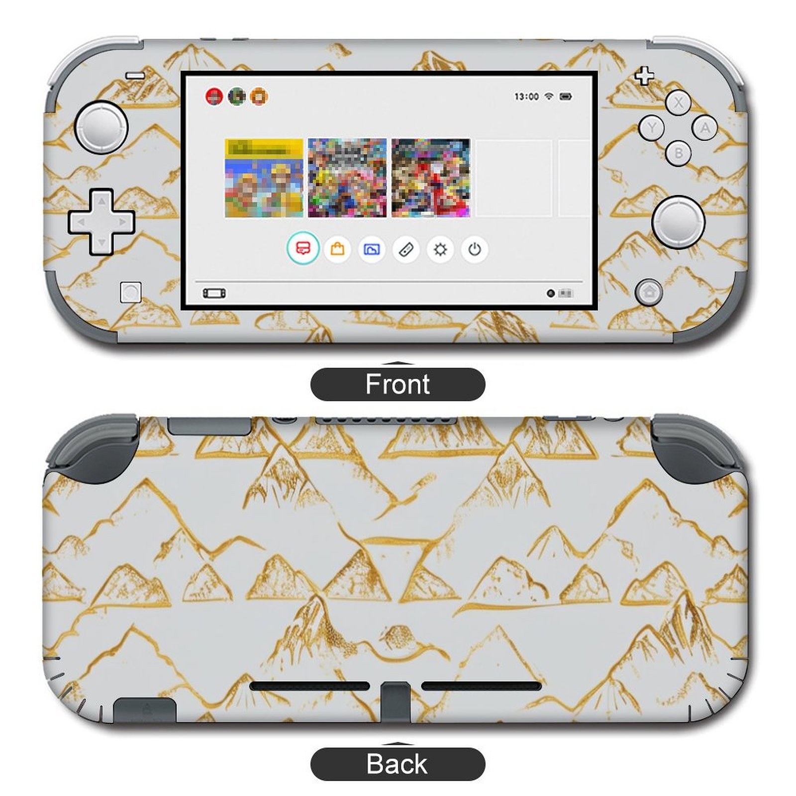 Switch Logo Sticker POBUDS Switch Skin | Sticker Wrap Vinyl Decal | Set Compatible with ...