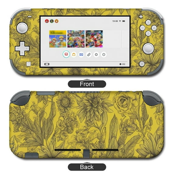 POBUDS Switch Skin | Sticker Wrap Vinyl Decal | Set Compatible with Nintendo Switch ( Switch OLED Model, Yellow Solid)