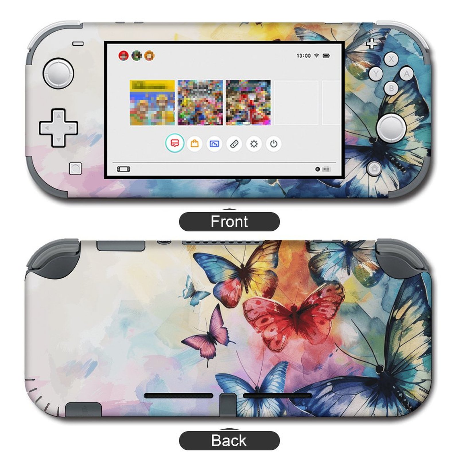 Switch Logo Sticker POBUDS Switch Skin | Sticker Wrap Vinyl Decal | Set Compatible with ...