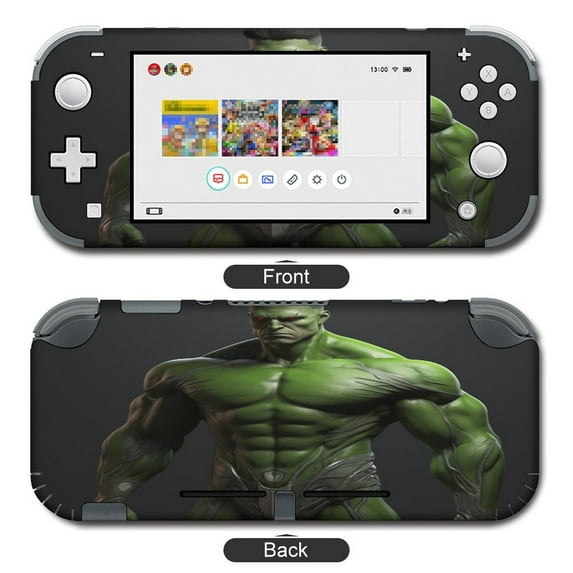 POBUDS Switch Skin | Sticker Wrap Vinyl Decal | Set Compatible with Nintendo Switch ( Switch Standard, Green Muscle)