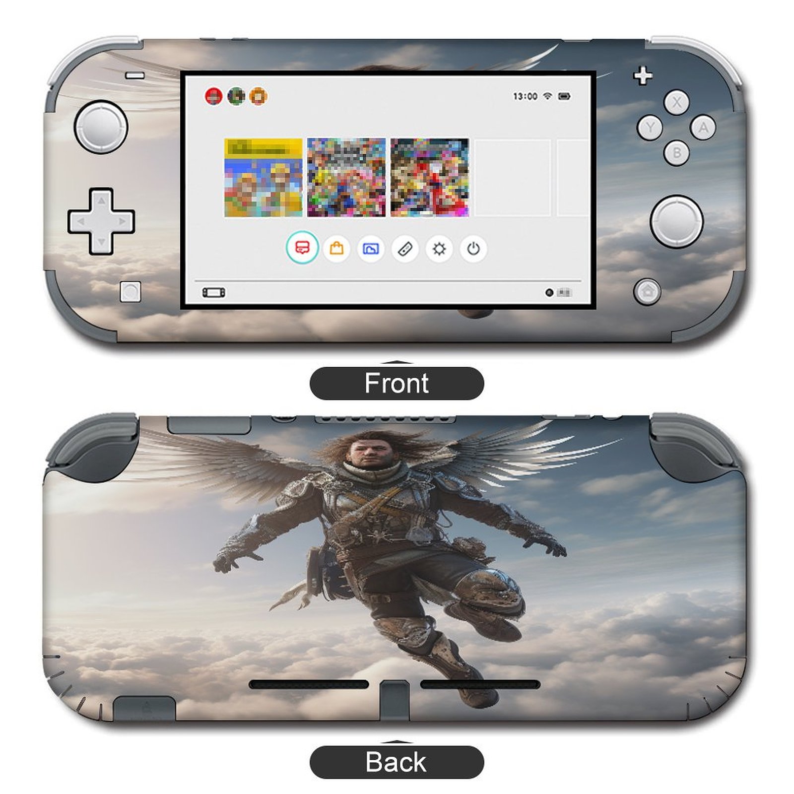 Switch Logo Sticker POBUDS Switch Skin | Sticker Wrap Vinyl Decal | Set Compatible with ...