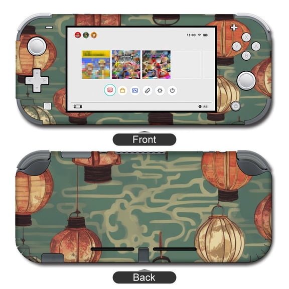 POBUDS Switch Skin | Sticker Wrap Vinyl Decal | Set Compatible with Nintendo Switch ( Switch Standard, Lantern Retro)