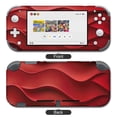 thumbnail image 1 of POBUDS Switch Skin | Sticker Wrap Vinyl Decal | Set Compatible with Nintendo Switch ( Switch Standard, Red Wave), 1 of 5