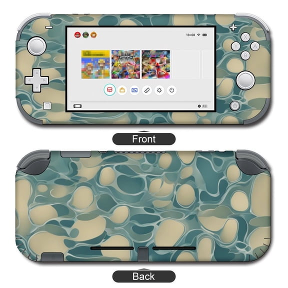POBUDS Switch Skin | Sticker Wrap Vinyl Decal | Set Compatible with Nintendo Switch ( Switch Standard, Water Pattern)