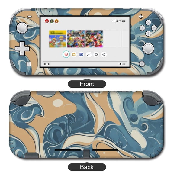 POBUDS Switch Skin | Sticker Wrap Vinyl Decal | Set Compatible with Nintendo Switch ( Switch Standard, Water Pattern)