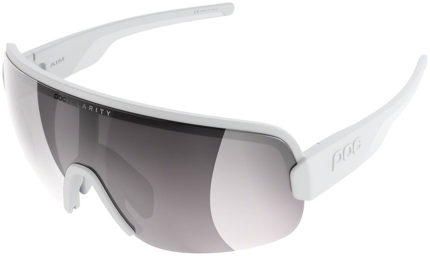 POC AIM Sunglasses - Hydrogen White, Violet/Silver-Mirror 