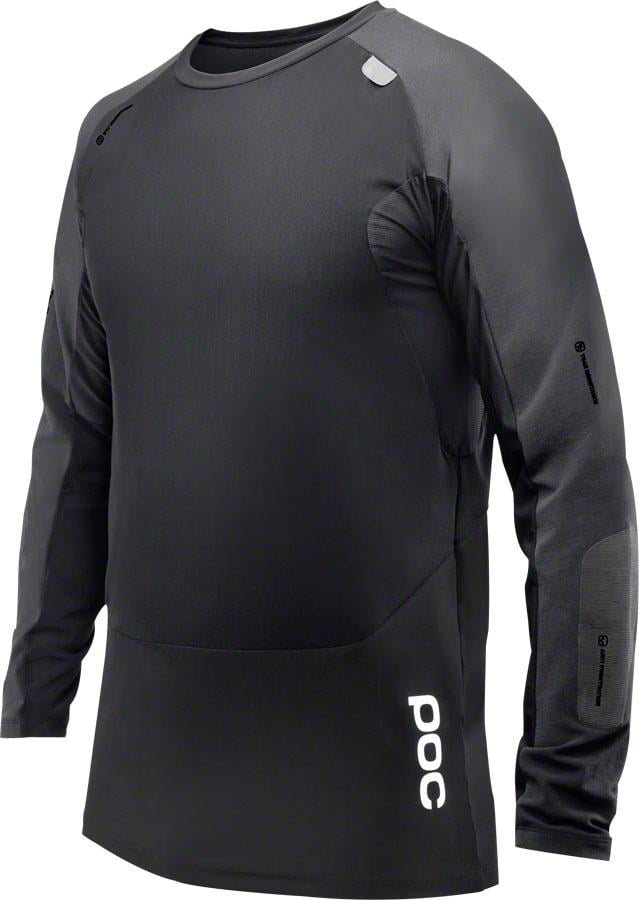 POC Resistance Pro DH Men's Jersey: Carbon Black LG