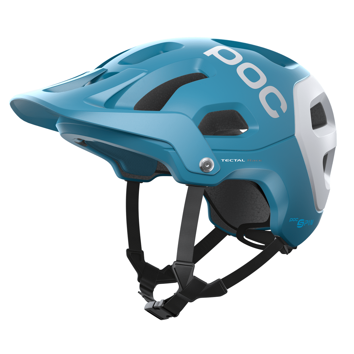 Casque VTT POC Tectal Race MIPS – Blanc/Bleu – Taille L (59-62cm) – Neuf