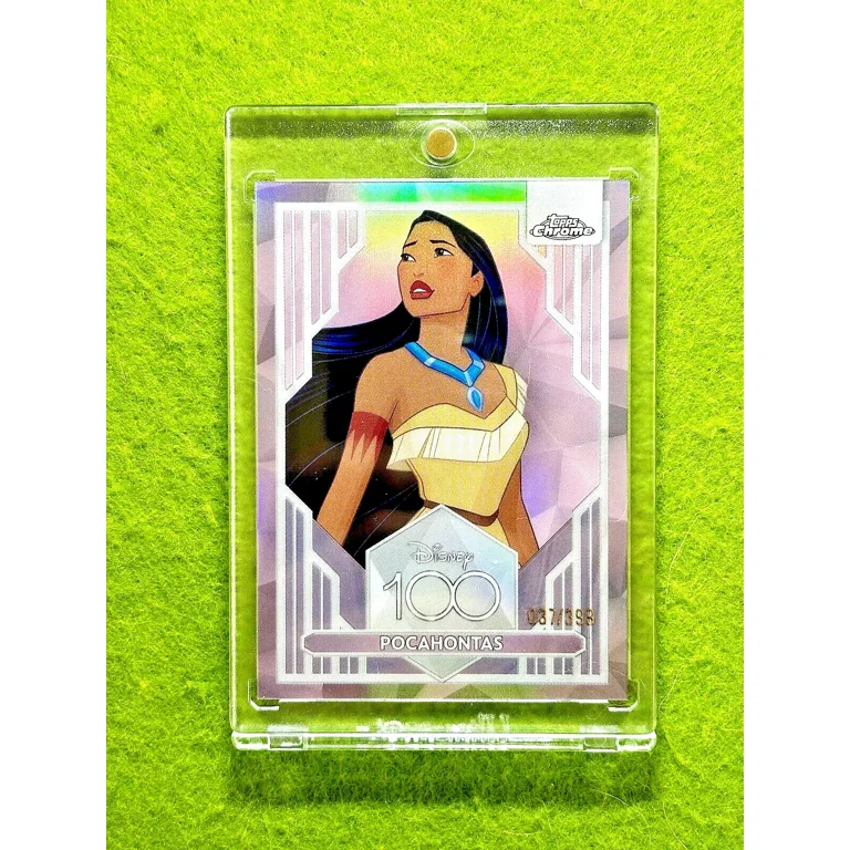 POCAHONTAS Disney 100 PINK REFRACTOR CARD #/399 SP 2023 Topps Chrome LORCANA  USA - Walmart.com