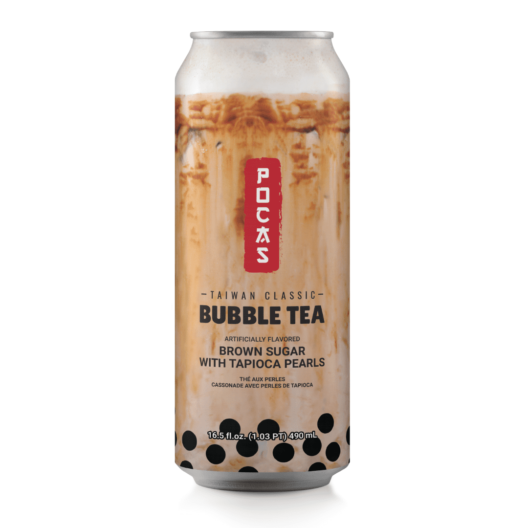 POCAS Bubble Tea, 4 ct, Honeydew Flavor, Taiwan Classic Milk