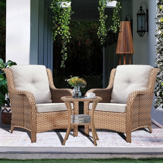 POCASSY 3 Piece Seating Group with Cushions