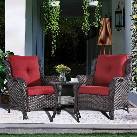 POCASSY 3 Piece Seating Group with Cushions