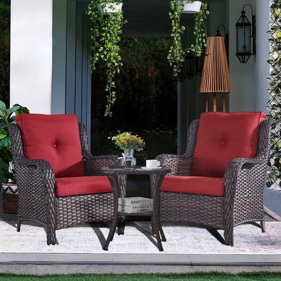 POCASSY 3 Piece Seating Group with Cushions