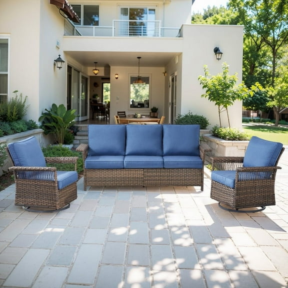 POCASSY 5 - Person Outdoor Seating Group with Cushions