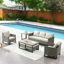 POCASSY 7 Piece Sofa Seating Group with Cushions