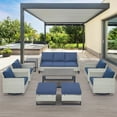 thumbnail image 1 of POCASSY 9 Piece Sofa Seating Group with Cushions, 1 of 14