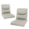 thumbnail image 1 of POCASSY Outdoor Chair Cushions, 22 x 25 Outdoor Cushion Set of 2 for Chairs Patio Furniture, Water Resistant, Fade Resistant, Deep Seat and High Back Cushion for Chair, Sofa, and Couch, Beige, 1 of 6