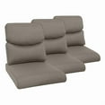 thumbnail image 1 of POCASSY Outdoor Chair Cushions, 22 x 25 Outdoor Cushion Set of 3 for Chairs Patio Furniture, Water Resistant, Fade Resistant, Deep Seat and High Back Cushion for Chair, Sofa, and Couch, Gray, 1 of 6