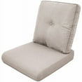 thumbnail image 1 of POCASSY Outdoor Deep Seat Cushion Set, 25 x 21.65, Water Repellant, Fade Resistant, Deep Seat Bottom and Back Cushion for Chair, Sofa, and Couch, Beige, 1 of 7