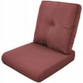 thumbnail image 1 of POCASSY Outdoor Deep Seat Cushion Set, 25 x 21.65, Water Repellant, Fade Resistant, Deep Seat Bottom and Back Cushion for Chair, Sofa, and Couch, Red, 1 of 7