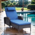 thumbnail image 1 of POCASSY Outdoor Reclining Chaise Lounge Chair with Cushions, 1 of 6