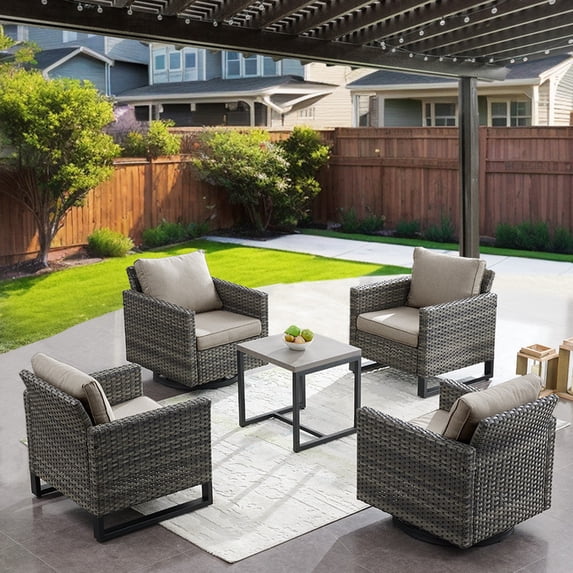 POCASSY Patio Chair with Cushions