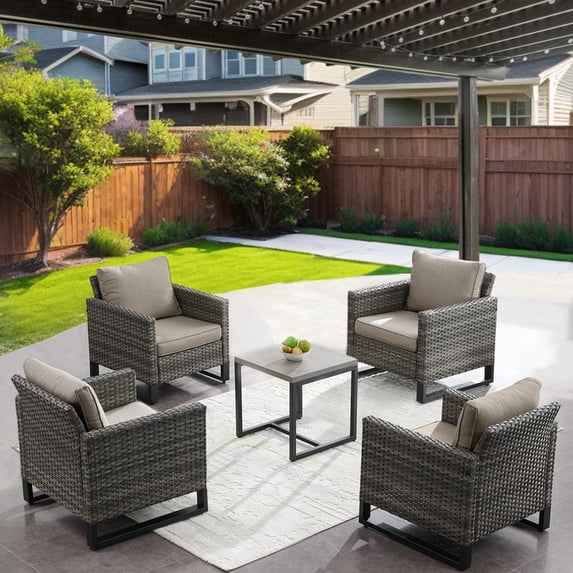 POCASSY Patio Chair with Cushions