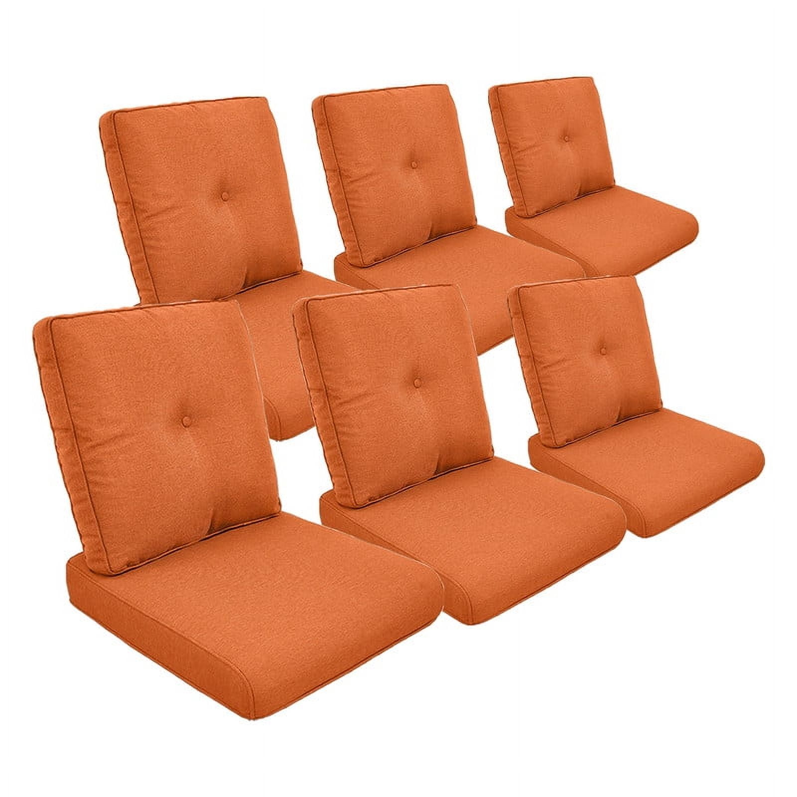 Pocassy patio furniture cushions set of 6 22 5 22 5 outdoor cushion
