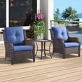 thumbnail image 1 of POCASSY Polyethylene (PE) Wicker 2 - Person Seating Group with Cushions, 1 of 6