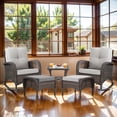 thumbnail image 1 of POCASSY Wicker Outdoor Rocking Chair, 1 of 1