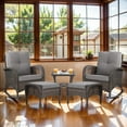 thumbnail image 1 of POCASSY Wicker Outdoor Rocking Chair, 1 of 11