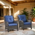 thumbnail image 1 of POCASSY Wicker Rattan Outdoor Chairs, 1 of 6