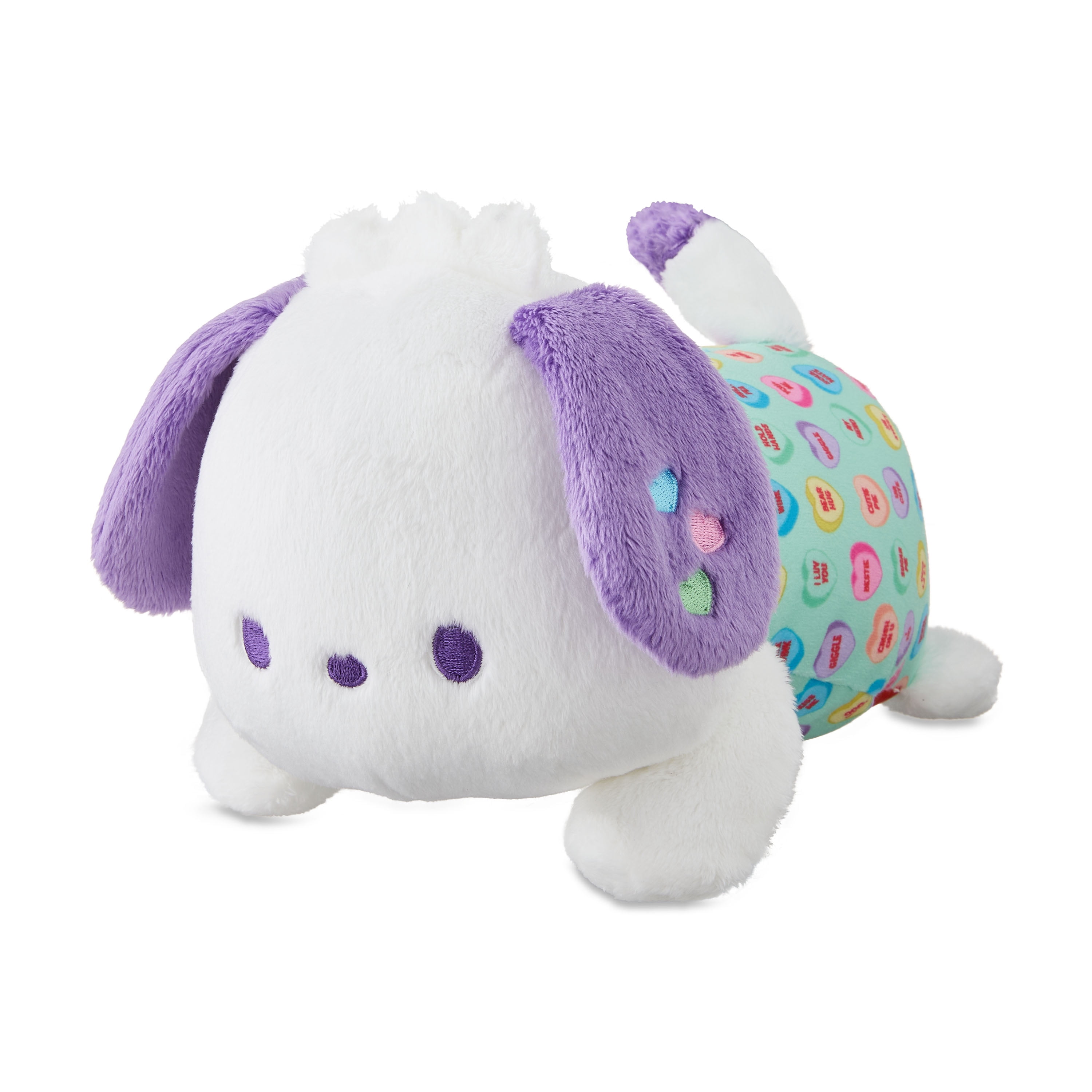 Sanrio Pochacco Plush with Sweethearts Candy Print Fabric - Walmart.com Sanrio Pochacco Plush with Sweethearts Candy Print Fabric - Walmart.com