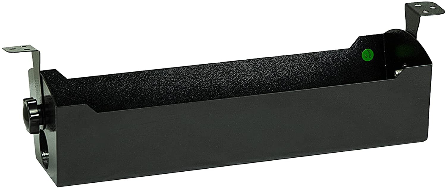 POCHAR 16-inch Under Desk Cable Management Tray - Cord Basket Under Desk with Cable Management Accessories - Under Table Cable Management Tray for Home, Office, and School (Model DR3, Black)