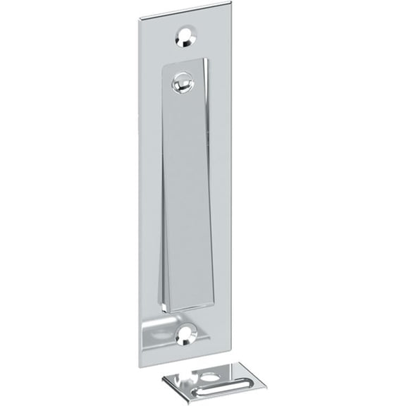 PDB50U26 4-5/8" Pocket Door Jamb Bolt - Polished Chrome