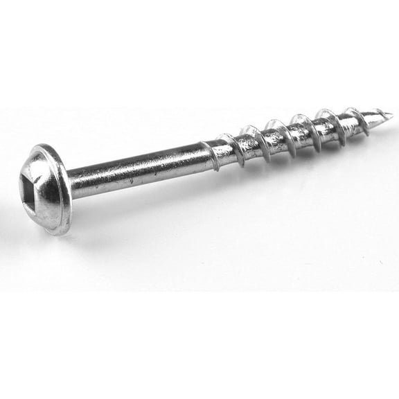 Kreg Pocket-Hole Screw - Zinc Finish, #8 x 1.5 In, Gray