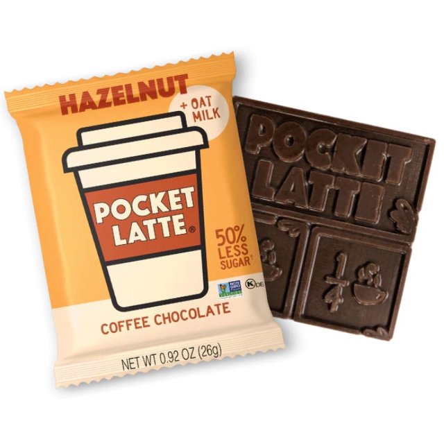 POCKET LATTE BAR HZLNT OAT MILK LATTE 0.92 OZ Pack of 12