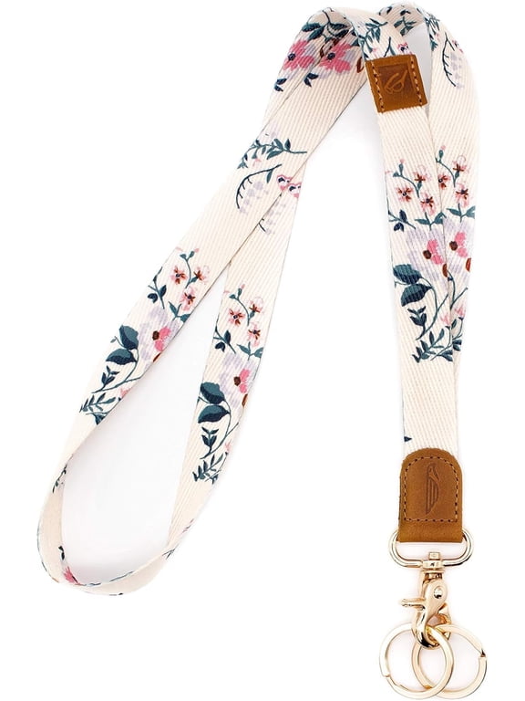Cool Neck Lanyard for Keys, Wallets and ID Badge Holders, Key Chain Holder for Men and Women | Bloom