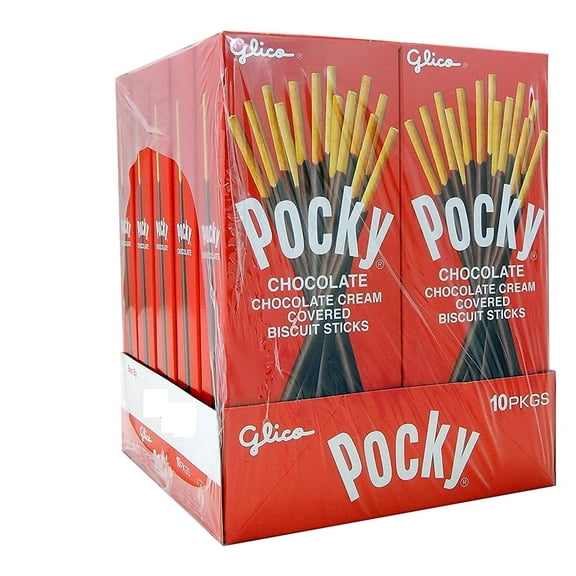 POCKY CHOCOLATE 10CT 1.41OZ (One Pack)