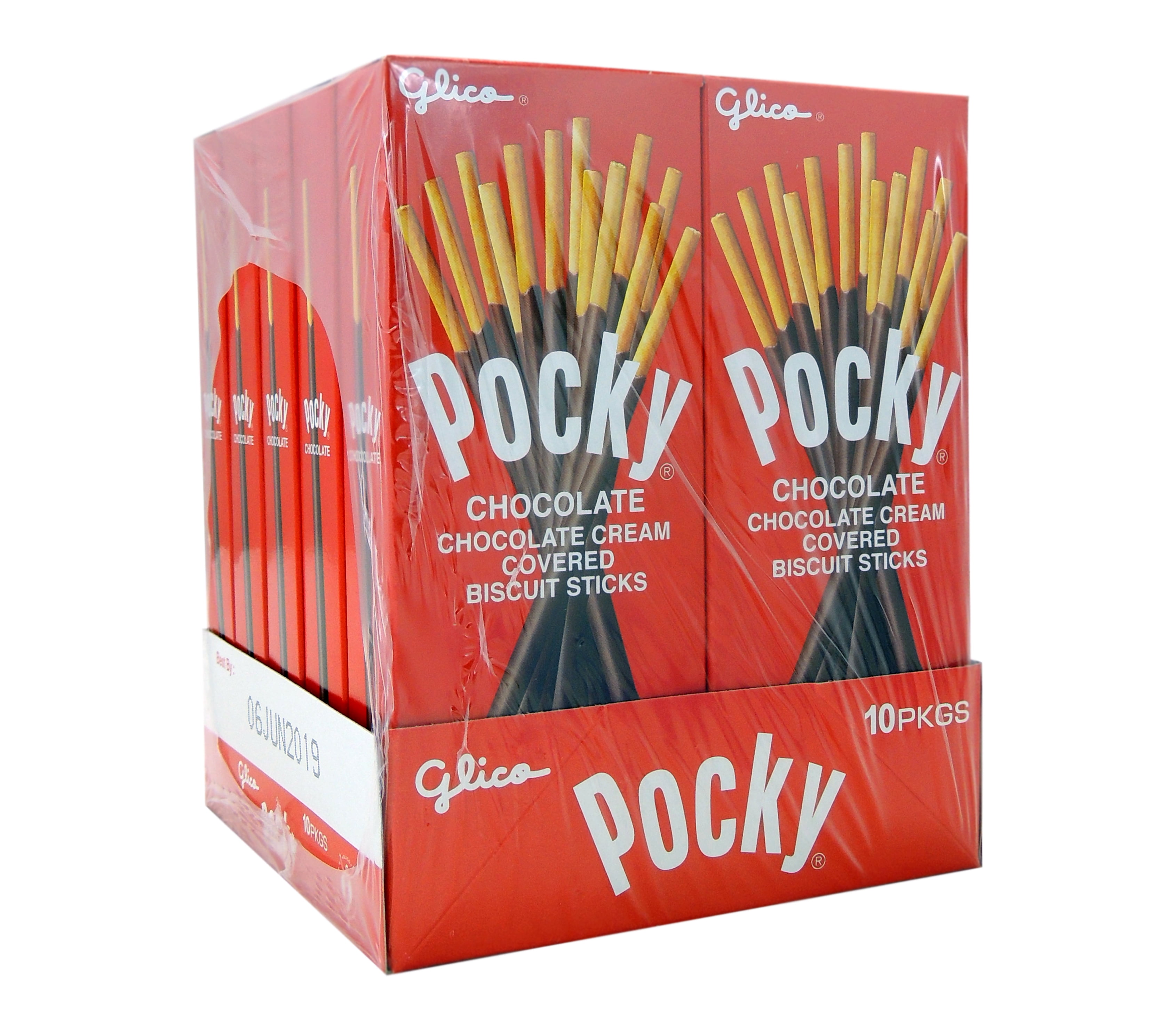 POCKY CHOCOLATE COVER BISCUIT STICK 10/1.41oz 